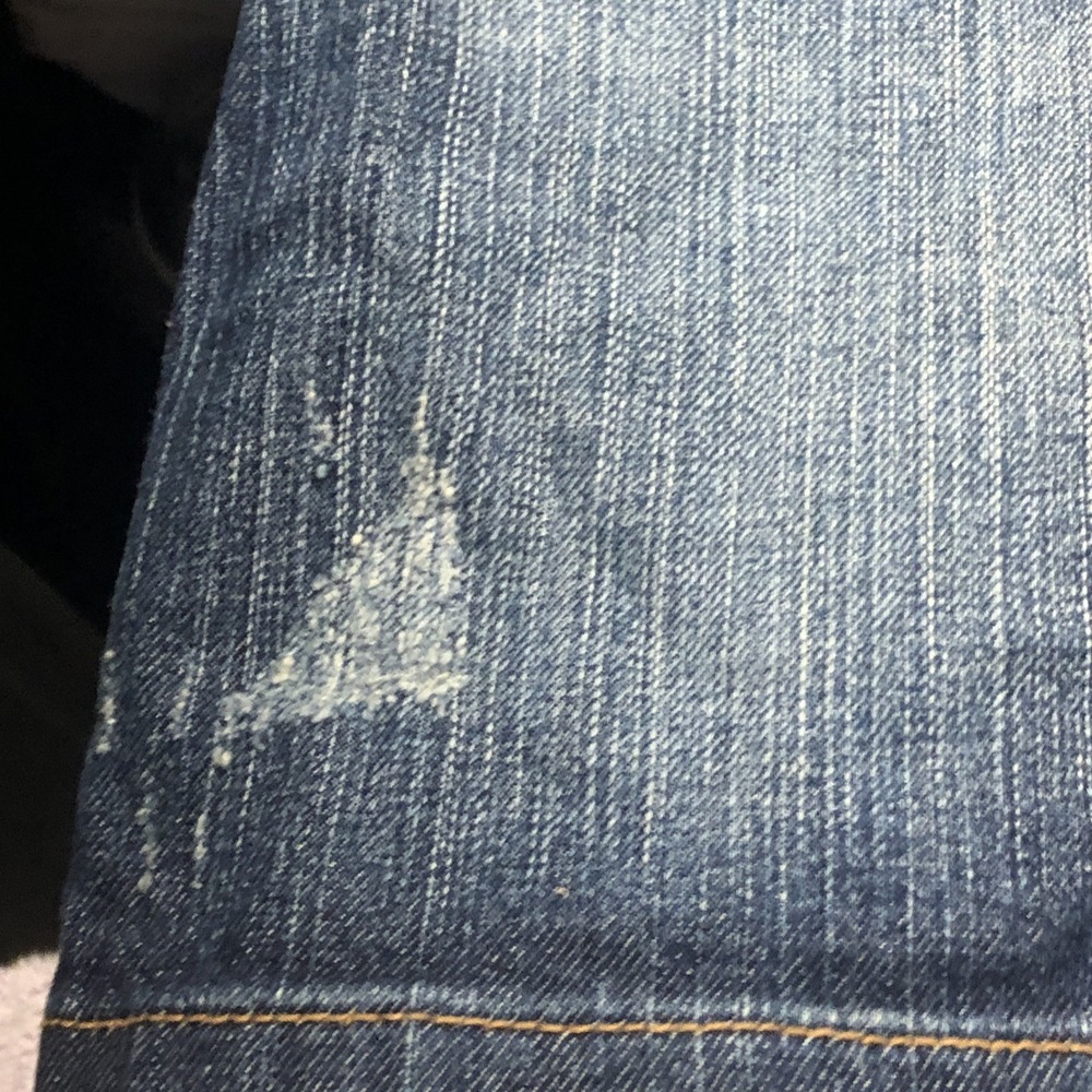 OLD NAVY Denim Jeans Mini Skirt Womens Size 6 Medium Wash Front & Back Pockets - Picture 10 of 13